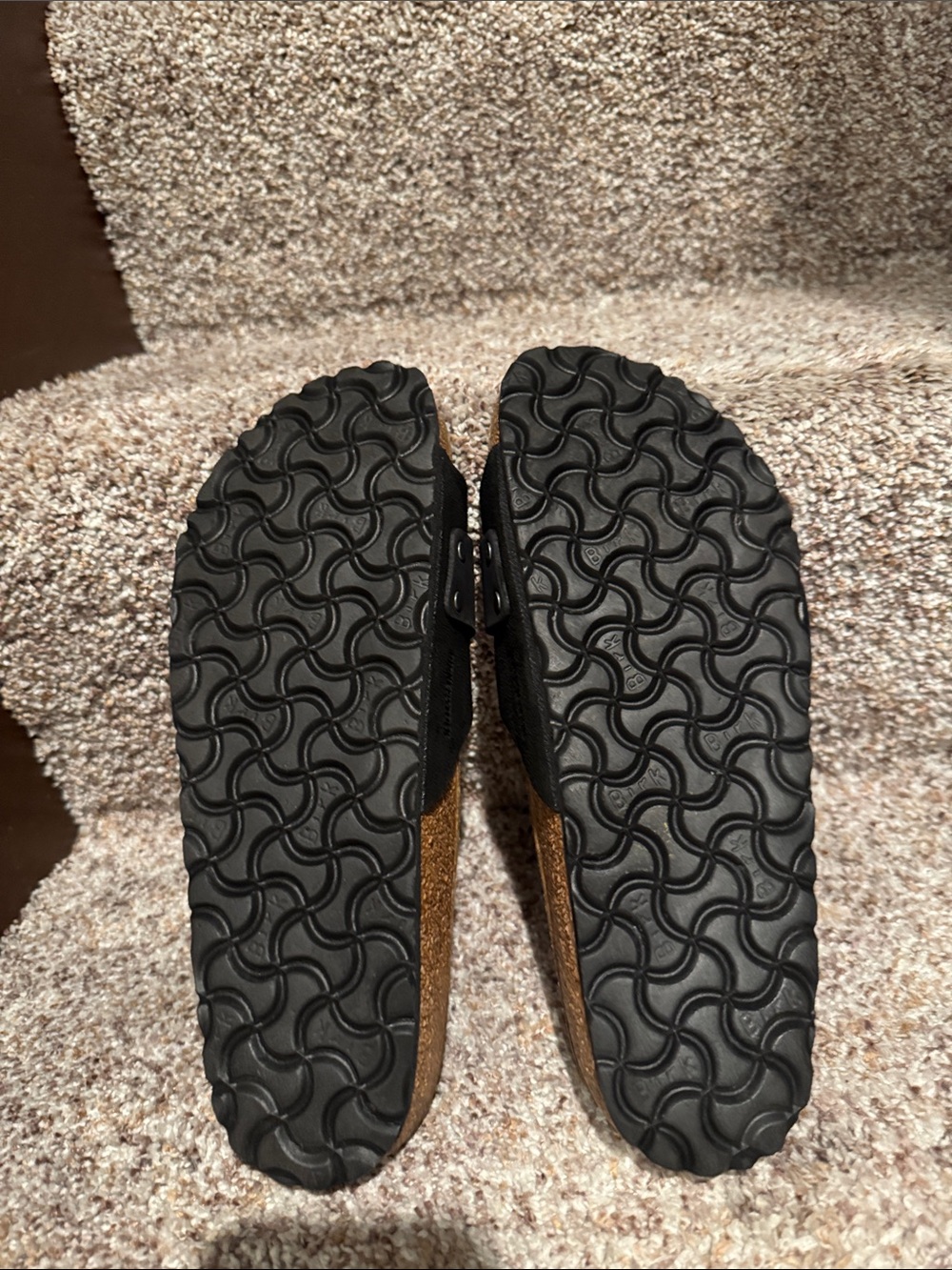 Birkenstock Black Suede Slide Sandals - Picture 4 of 4